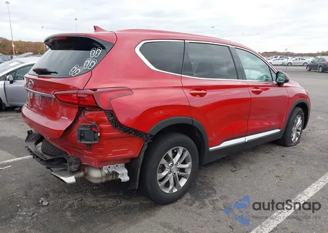 2019 Hyundai Santa Fe Sel from USA, damaged, VIN 5NMS3CAD4KH003182